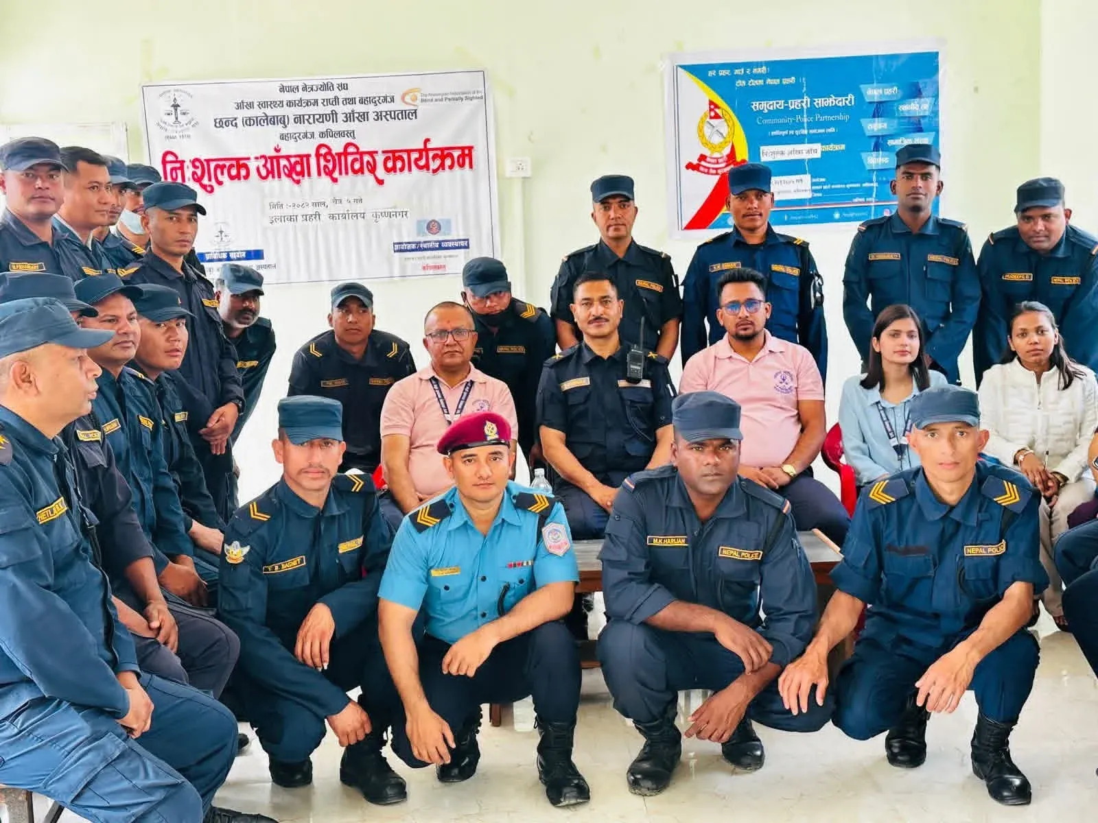 इलाका प्रहरी कार्यालय कृष्णानगरको आयोजनामा नि:शुल्क आँखा चेकजाँच IMG 20260319 WA0052