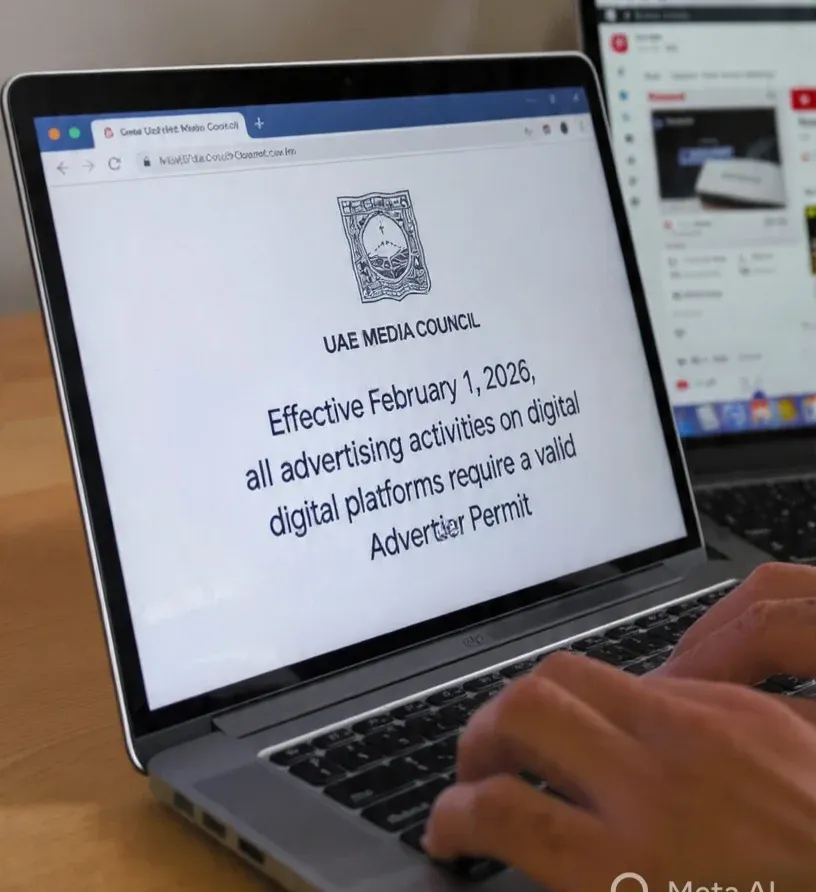 फेब्रुअरी १, २०२६ देखि यूएईमा सबै डिजिटल विज्ञापनकर्ताले अनुमति लिनुपर्ने IMG 20260201 224949