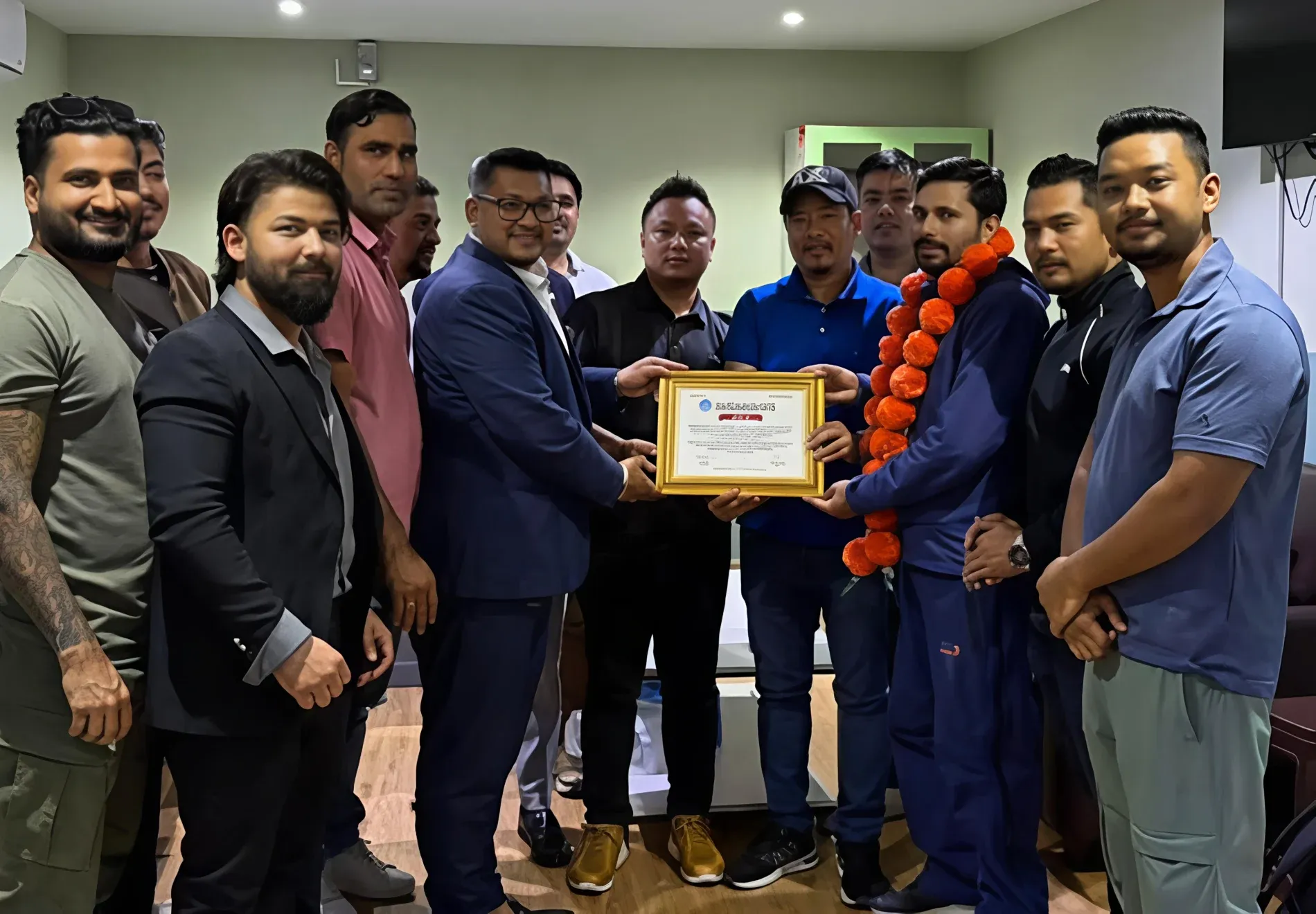 नेपालको पहिचान विश्वमा फैलाउँदै निराजन अर्याल, एनआरएन युएईले गर्यो स्वागत IMG 20260214 160713