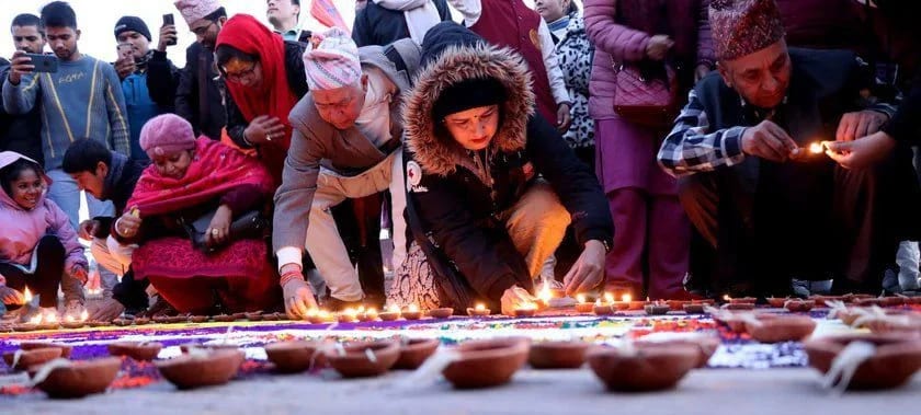 भारतको अयोध्यामा राम मन्दिरको प्राण प्रतिष्ठा : पशुपतिमा दीप प्रज्वलन photo 2024 01 22 19 51 25